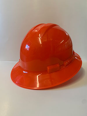 Orange Hard Hatt Full Brim